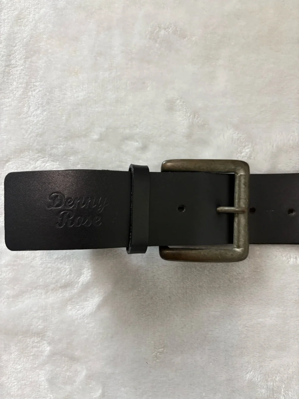 Denny Rose black vintage belt